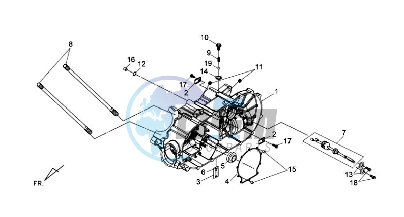 CRANKCASE LEFT