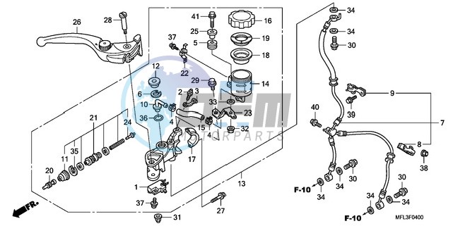 FR. BRAKE MASTER CYLINDER (CBR1000RR)