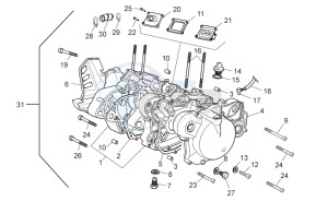 Off Road SX_50_Limited Edition (CH, EU) drawing Crankcase