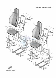 YXF1000EWS YX10FPSM (B4J2) drawing SEAT 3