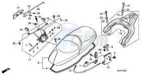 FES150A9 Europe Direct - (ED / ABS) drawing SEAT/REAR CARRIER