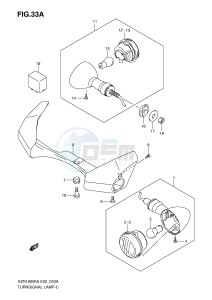 VZR1800 (E2) INTRUDER drawing TURNSIGNAL LAMP (VZR1800K8 K9 L0 U2K8 UFK9 UFL0 NK8 NK9 NU2K8 NUFK9)