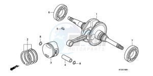 PES125R9 UK - (E / STC 2E) drawing CRANKSHAFT/PISTON