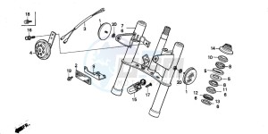 Z50J drawing FRONT FORK