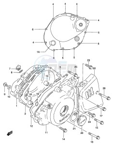 GZ250 (P3) drawing CRANKCASE COVER