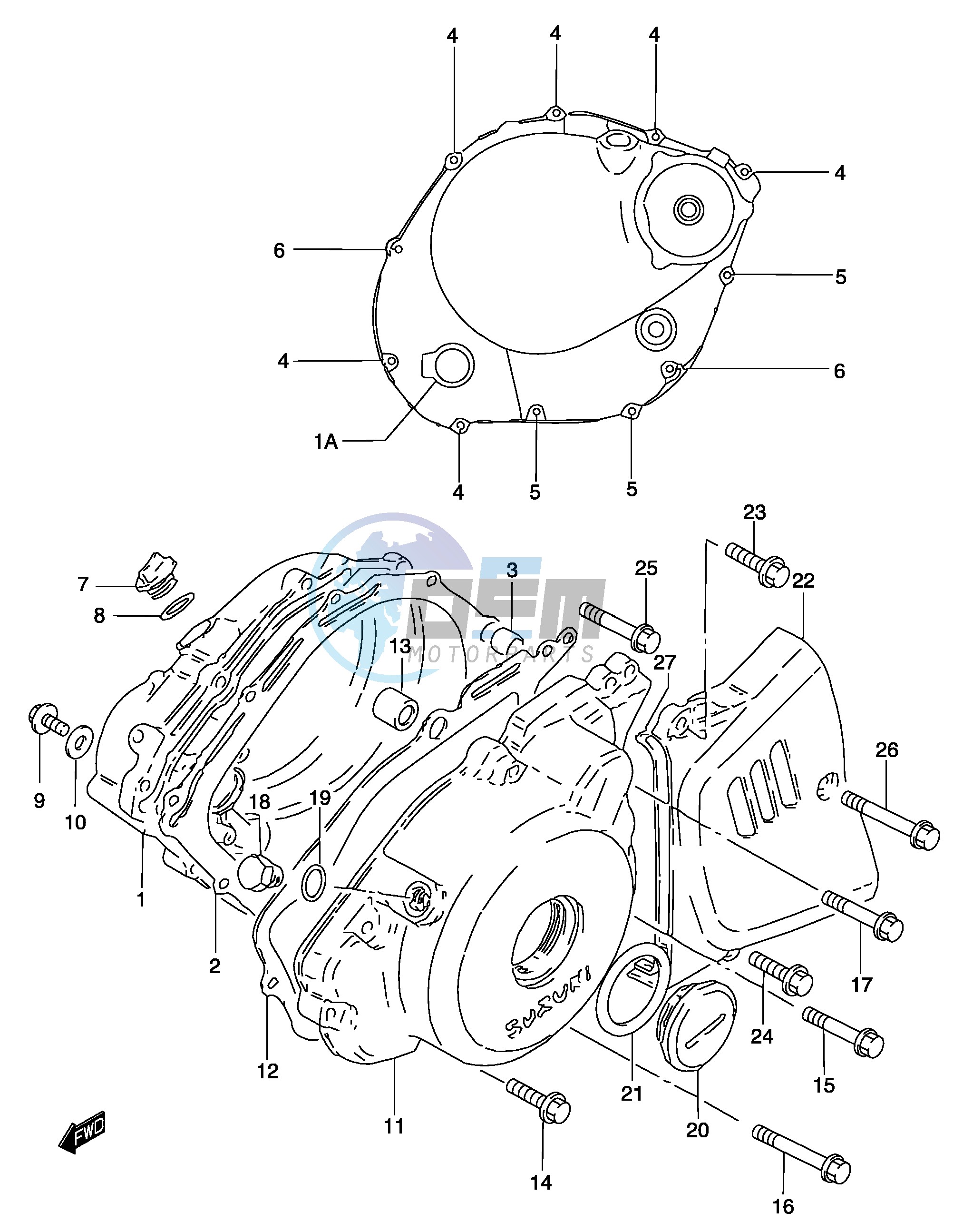 CRANKCASE COVER