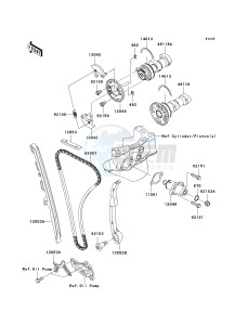 KSF 450 B [KFX450R MONSTER ENERGY] (B8F-B9FB) B8F drawing CAMSHAFT-- S- -_TENSIONER