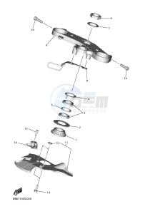 YZF-R6 YZFR6HC 600 YZF-R6 (BN61 BN62) drawing STEERING