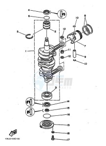 70CE drawing CRANKSHAFT--PISTON