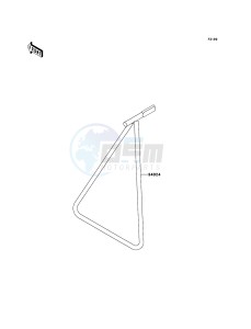 KX250 KX250R6F EU drawing Stand(s)