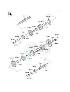 VN 1500 L [VULCAN 1500 NOMAD FI] (L2-L4) [VULCAN 1500 NOMAD FI] drawing TRANSMISSION-- VN1500-L2- -