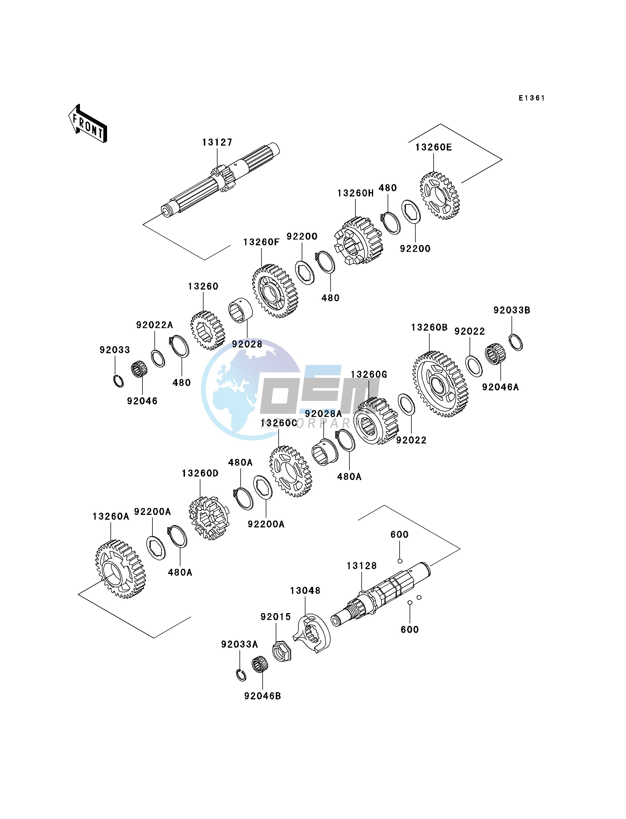 TRANSMISSION-- VN1500-L2- -