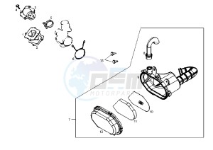 DFW QUAD - 50 cc drawing AIR CLEANER