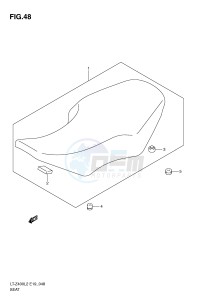 LT-Z400 (E19) drawing SEAT (LT-Z400ZL2 E19)