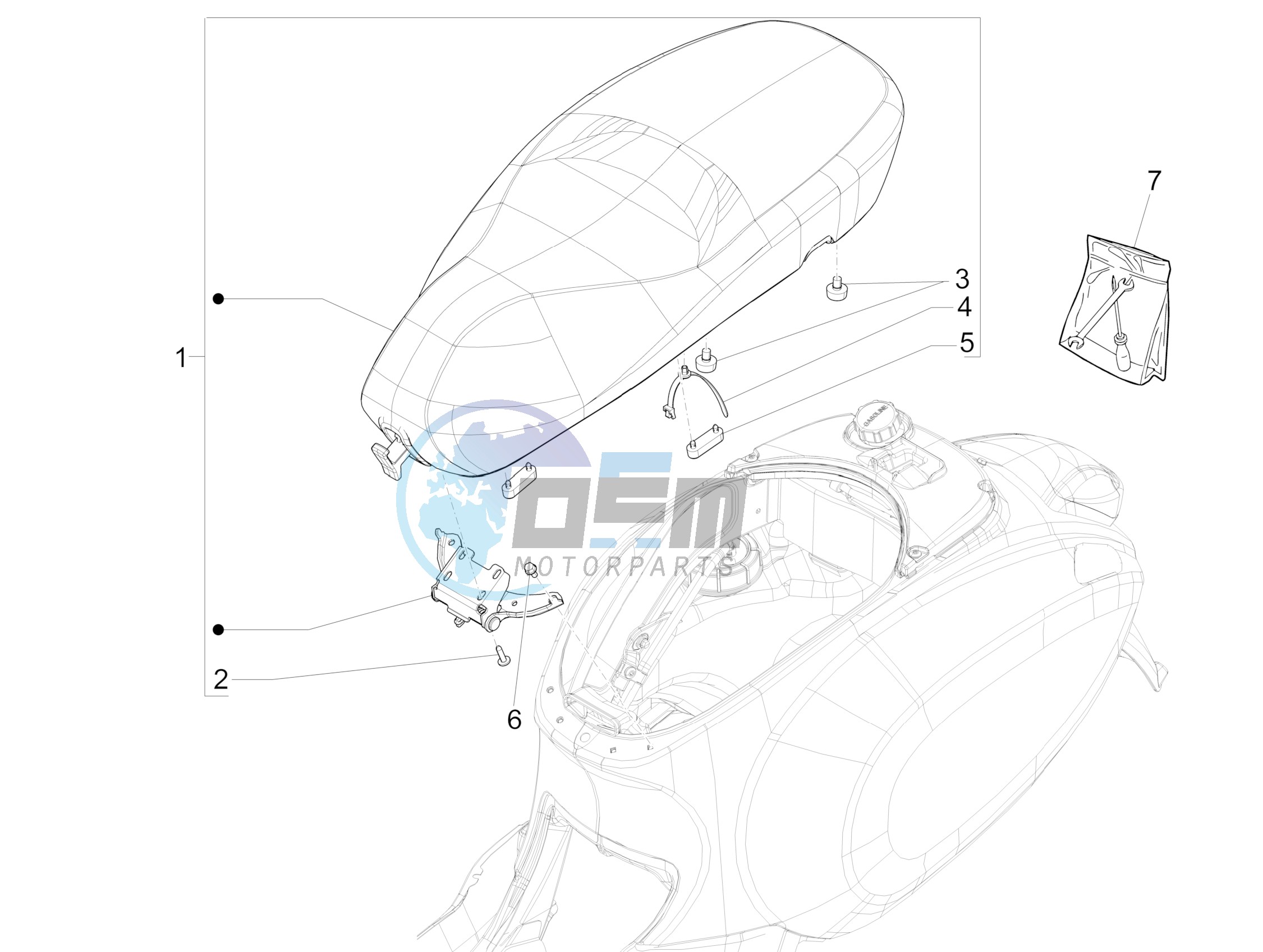 Saddle/seats