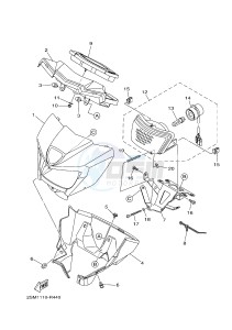 YFM700FWBD YFM70KPSH KODIAK 700 EPS SPECIAL EDITION (B328) drawing HEADLIGHT 2