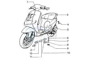 Zip 50 SP drawing Transmission Throttle