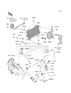 EX250 J [NINJA 250R] (J8F-J9FA) J9F drawing RADIATOR