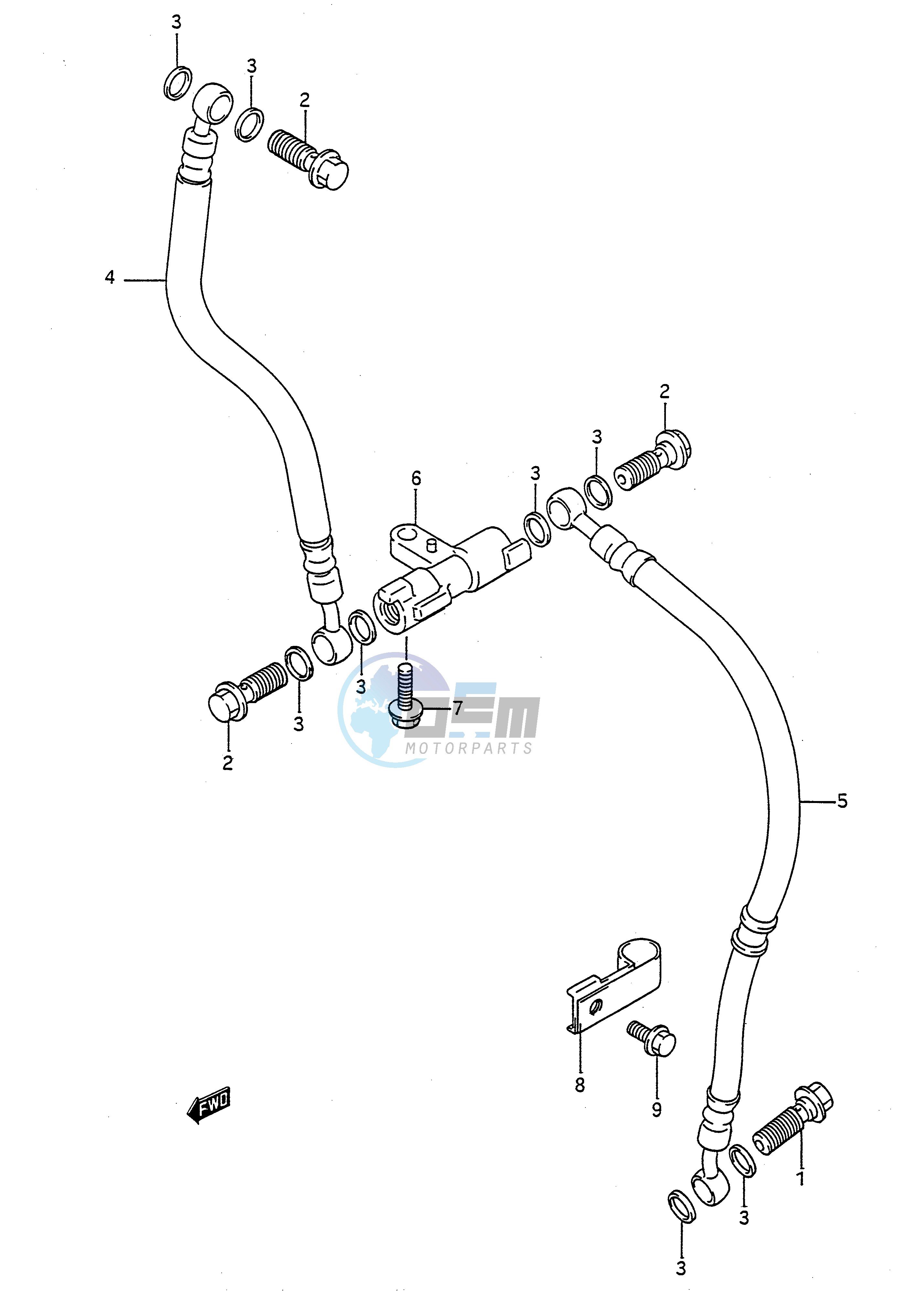 FRONT BRAKE HOSE