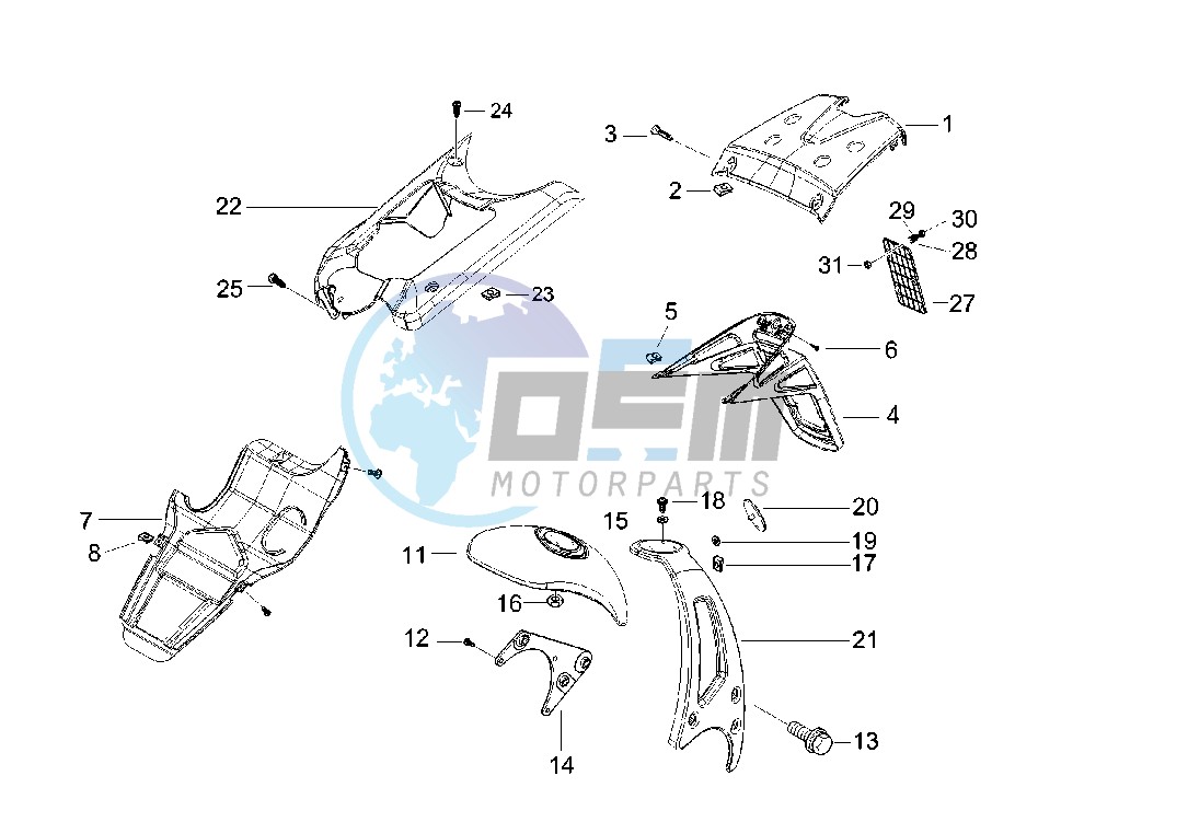 Mudguard flap