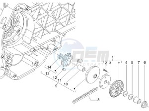 Runner 125 VX 4t SC (UK) UK drawing Driving pulley