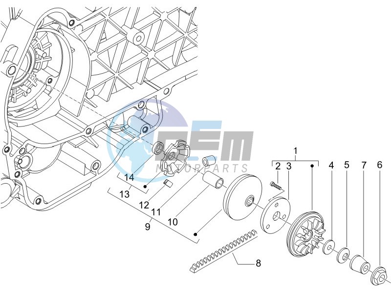 Driving pulley