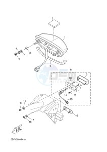 YZF-R125 R125 (5D7F 5D7F 5D7F) drawing TAILLIGHT