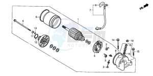 CG125ES drawing STARTING MOTOR