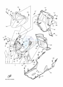 XC115F  (BL78) drawing LEG SHIELD