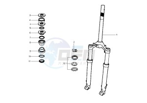 LOOXOR - 50 cc drawing FRONT FORK