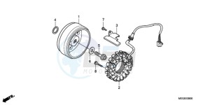 VT750CA9 KO / MK ST drawing GENERATOR