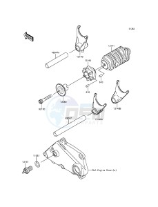 Z250SL ABS BR250FGF XX (EU ME A(FRICA) drawing Gear Change Drum/Shift Fork(s)