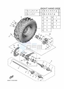 YXE850EN YX85EPAP (BANU) drawing FRONT WHEEL 2