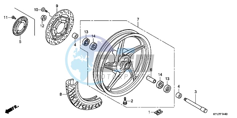 FRONT WHEEL