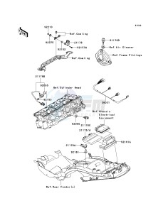 KRF 750 F [TERYX 750 4X4 NRA OUTDOORS] (F8F) C9FA drawing FUEL INJECTION