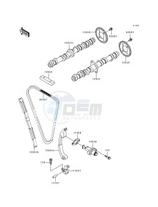 ZX 600 D [NINJA ZX-6] (D2-D4) [NINJA ZX-6] drawing CAMSHAFT_TENSIONER