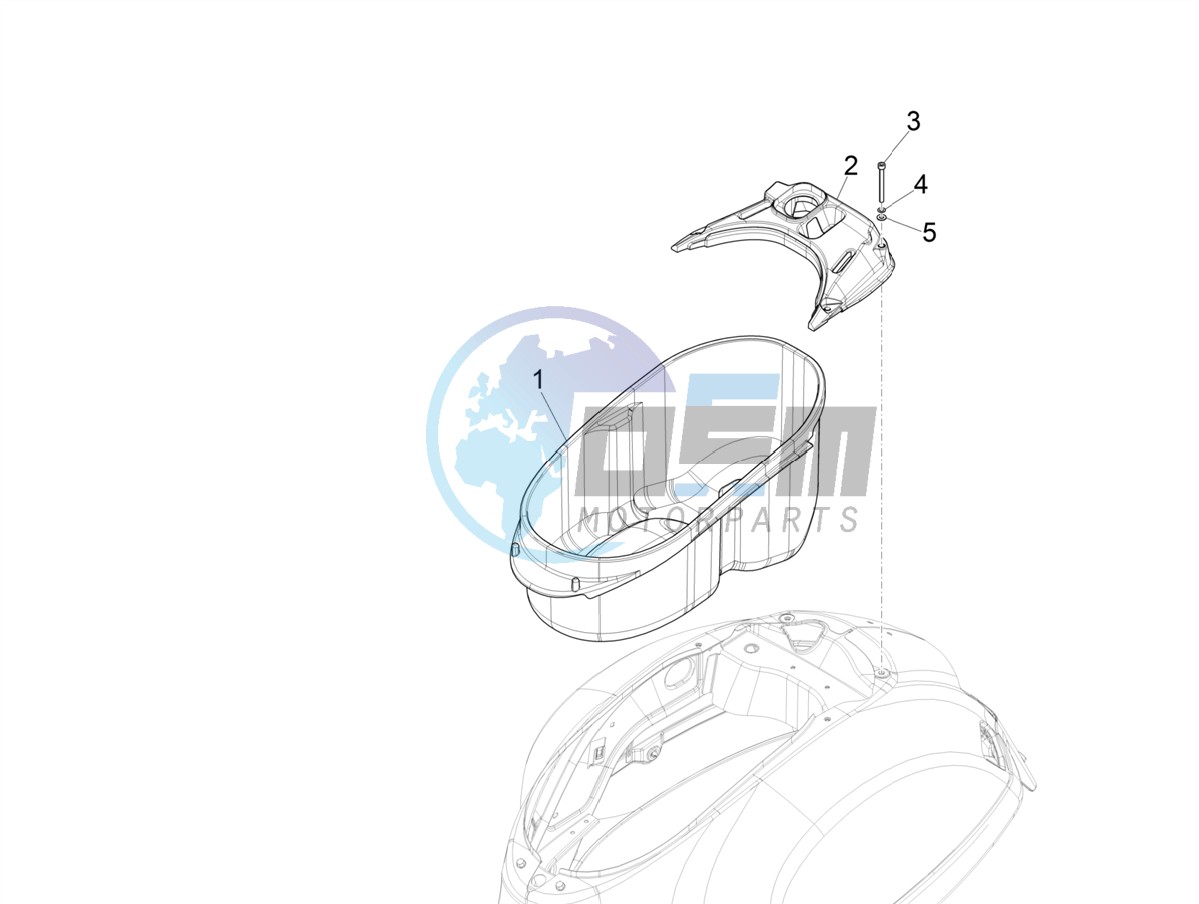 Helmet housing - Undersaddle