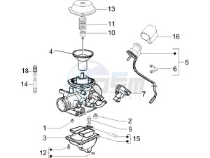 LX 150 4T E3 Vietnam drawing Carburetor components