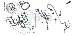 VT750C3 drawing METER