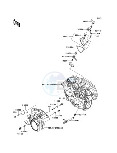 BRUTE FORCE 750 4x4i EPS KVF750HEF EU drawing Gear Change Mechanism