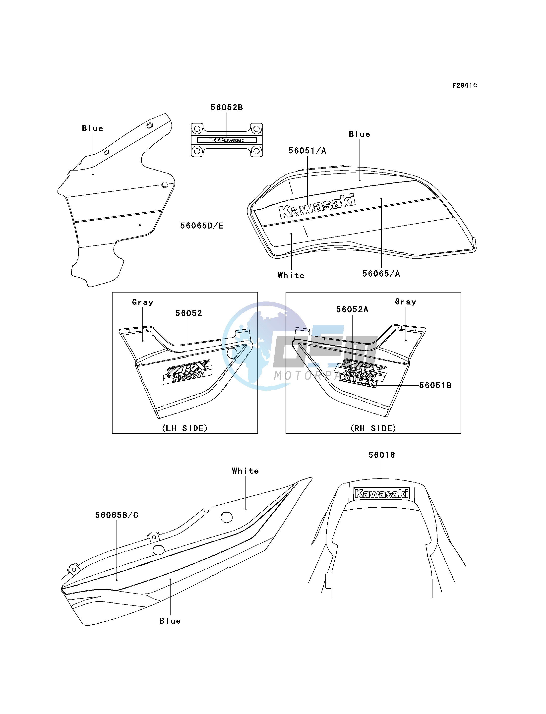 DECALS-- BLUE_WHITE- --- ZR1200-A2- -