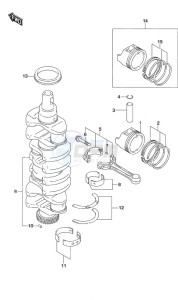 DF 115A drawing Crankshaft