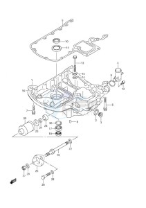 DF 140 drawing Engine Holder DF 140T (S/N 682148 & Older) DF 140Z (S/N 680233 & Older)