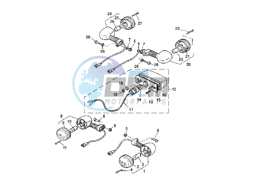 FLASHER LIGHT – LICENSE LIGHT EURO KIT