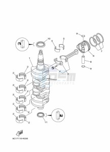 FT50JETL drawing CRANKSHAFT--PISTON