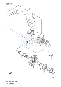 RM-Z450 (E19) drawing KICK STARTER