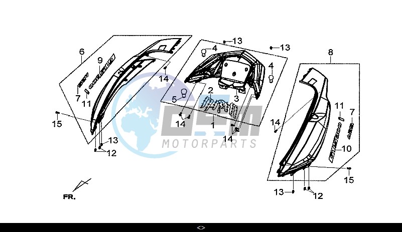 BODY COVER / GTS 300I ABS (LN30W9-EU) (L7-M0)