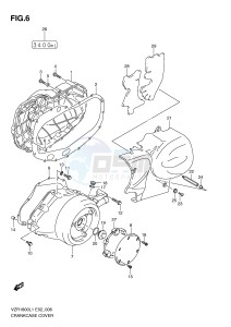 VZR1800 (E2) INTRUDER drawing CRANKCASE COVER