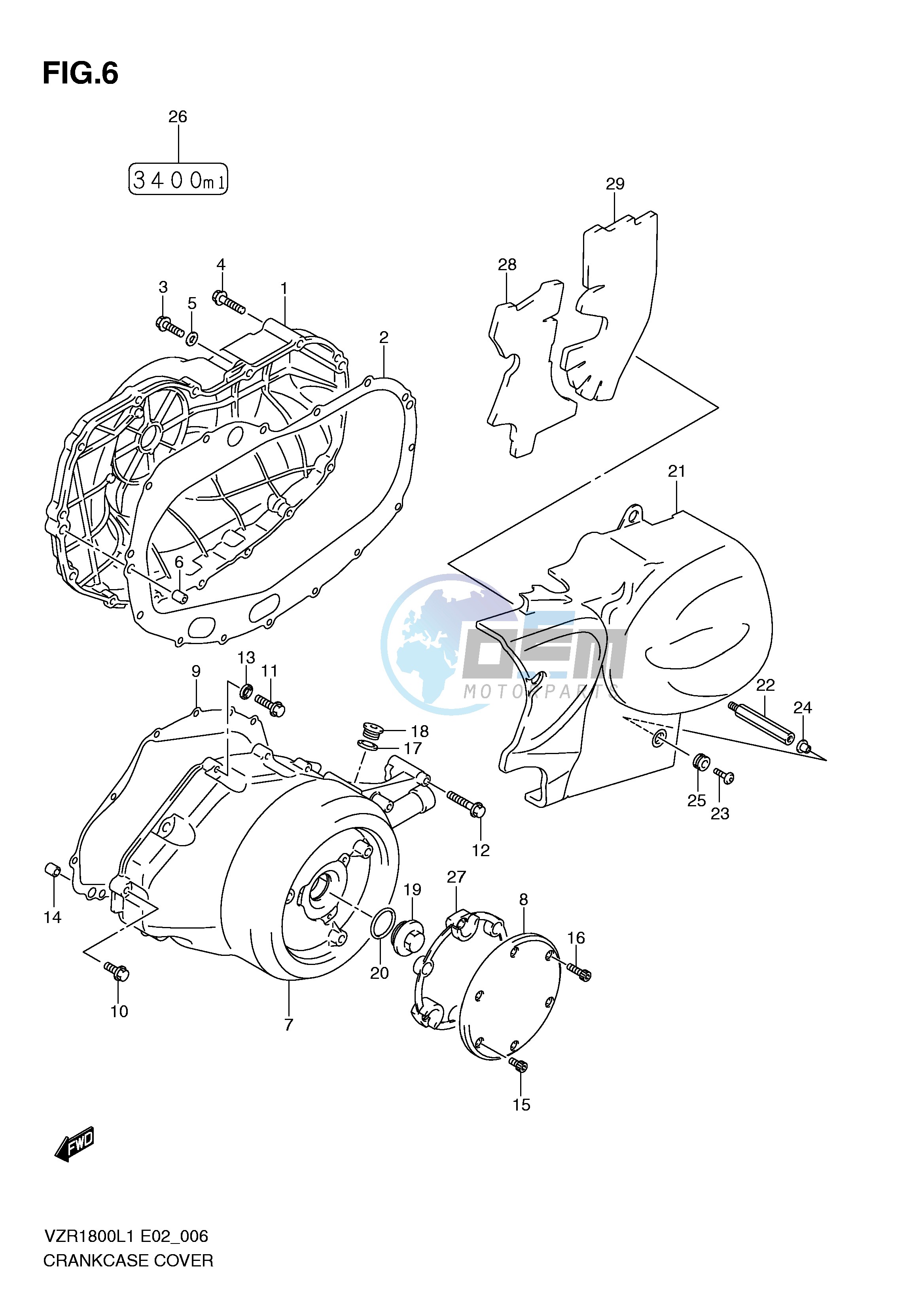 CRANKCASE COVER