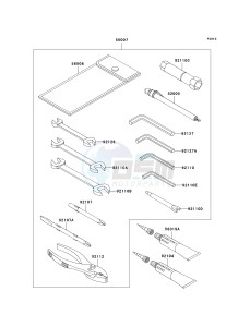 VN 1500 T [VULCAN 1500 CLASSIC] (6F) T6F drawing OWNERS TOOLS